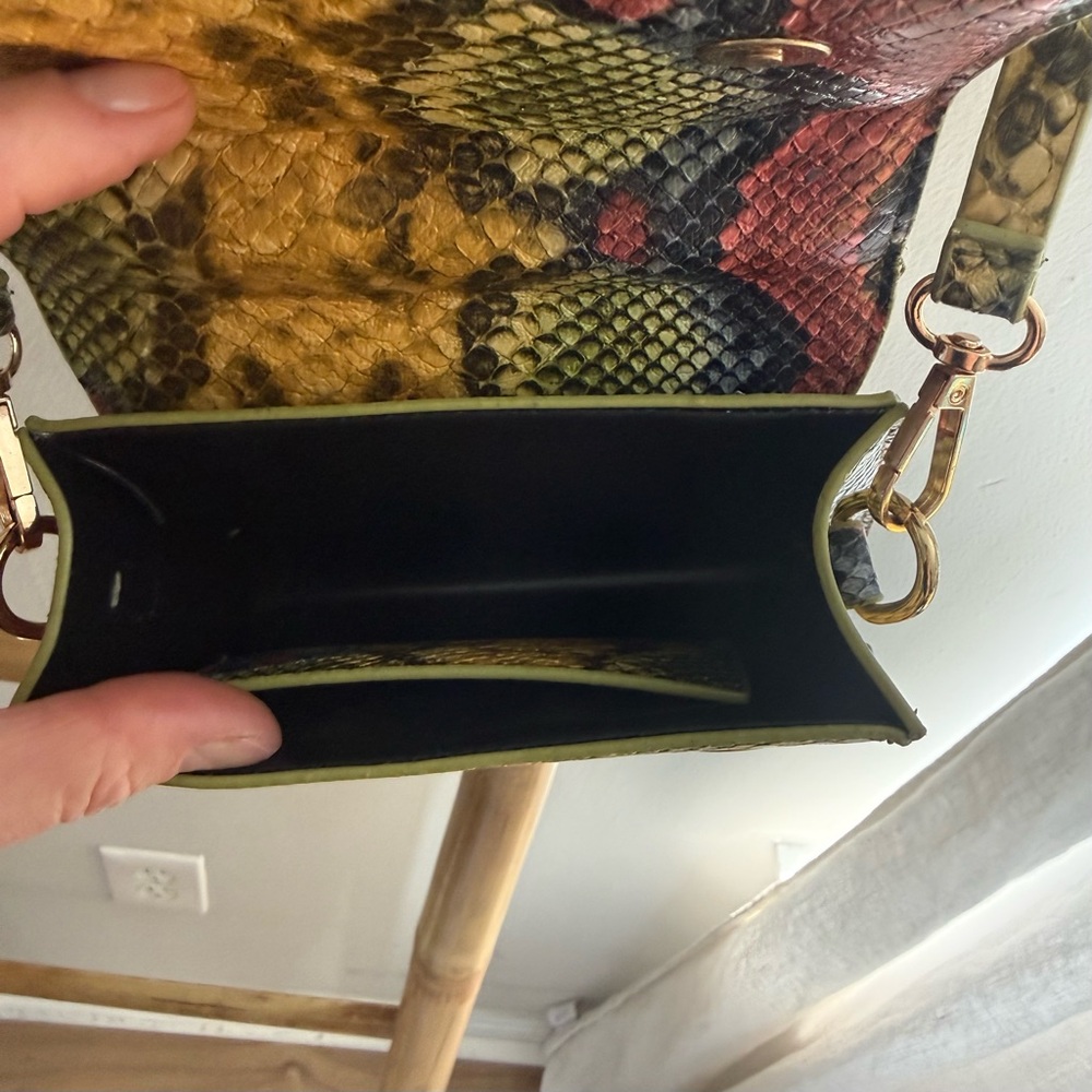 Jacquemus Yellow Multi Python-Print Mini Bag - image 3